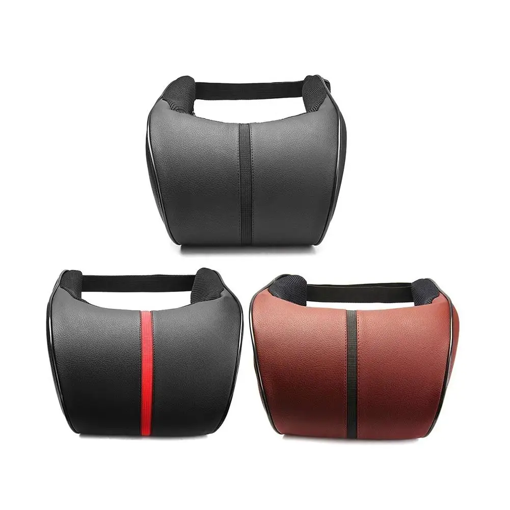 Регулируемая подушка из хлопка с эффектом памяти для автомобиля подголовника