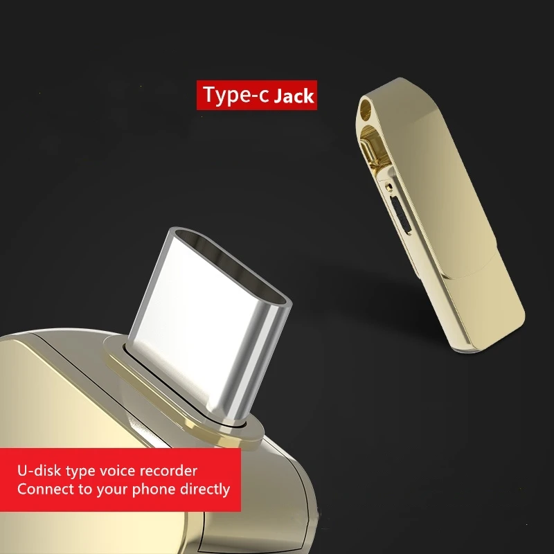 Amoi A26 type-C USB микро флэш-диск диктофон с голосовой активацией портативный цифровой