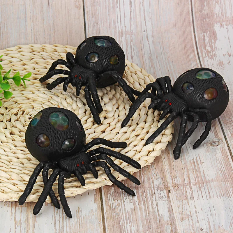 

Creative Tricky Environmental Protection Healthy Black Gold Powder Spider Vent Water Ball Kneading