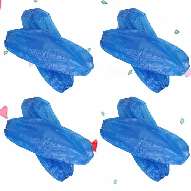 200 шт одноразовые пластиковые нарукавники водонепроницаемые защитные Чехлы