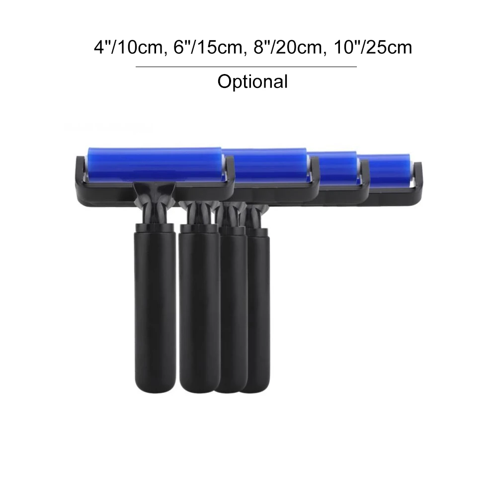 4 дюйма для удаления пыли липкий силиконовый ролик частицы щетка волос чистящие