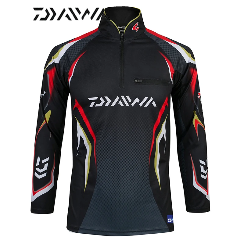 Daiwa рыболовные рубашки анти УФ дышащие мужские уличные с защитой от солнца