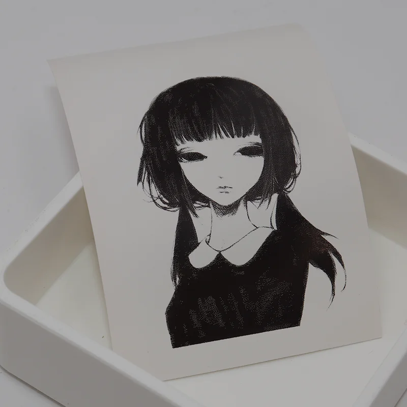 Персональные термобумажные заметки PeriPage наклейка этикетка с медведем белая