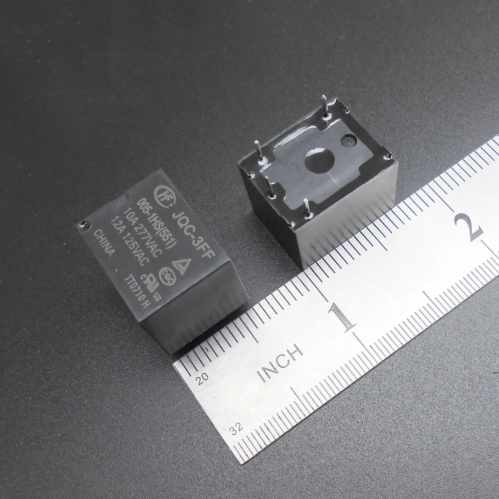 5 шт. HONGFA реле общего назначения HF JQC-3FF 005 5VDC 9VDC 12VDC 24VDC-1HS(551) DC 5 в 9 в 12 В 24 В 4 контакта 4-контактный* FD903-906