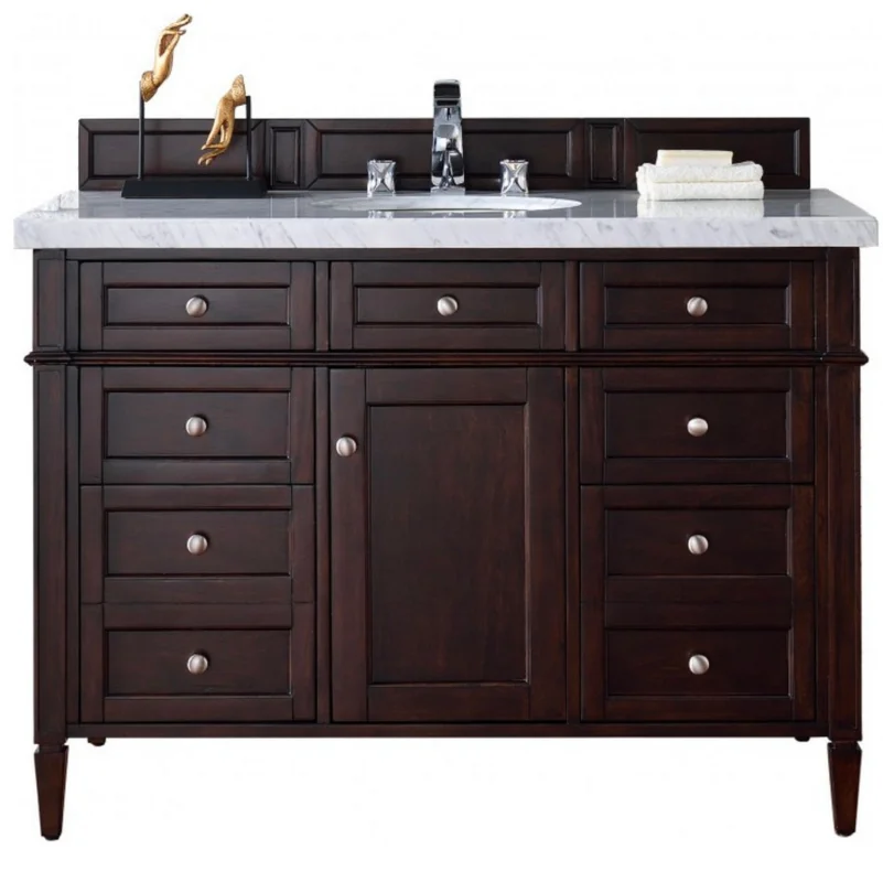 Кастомизированные белые раковины из твердой древесины 36 дюймов шкафы для ванной