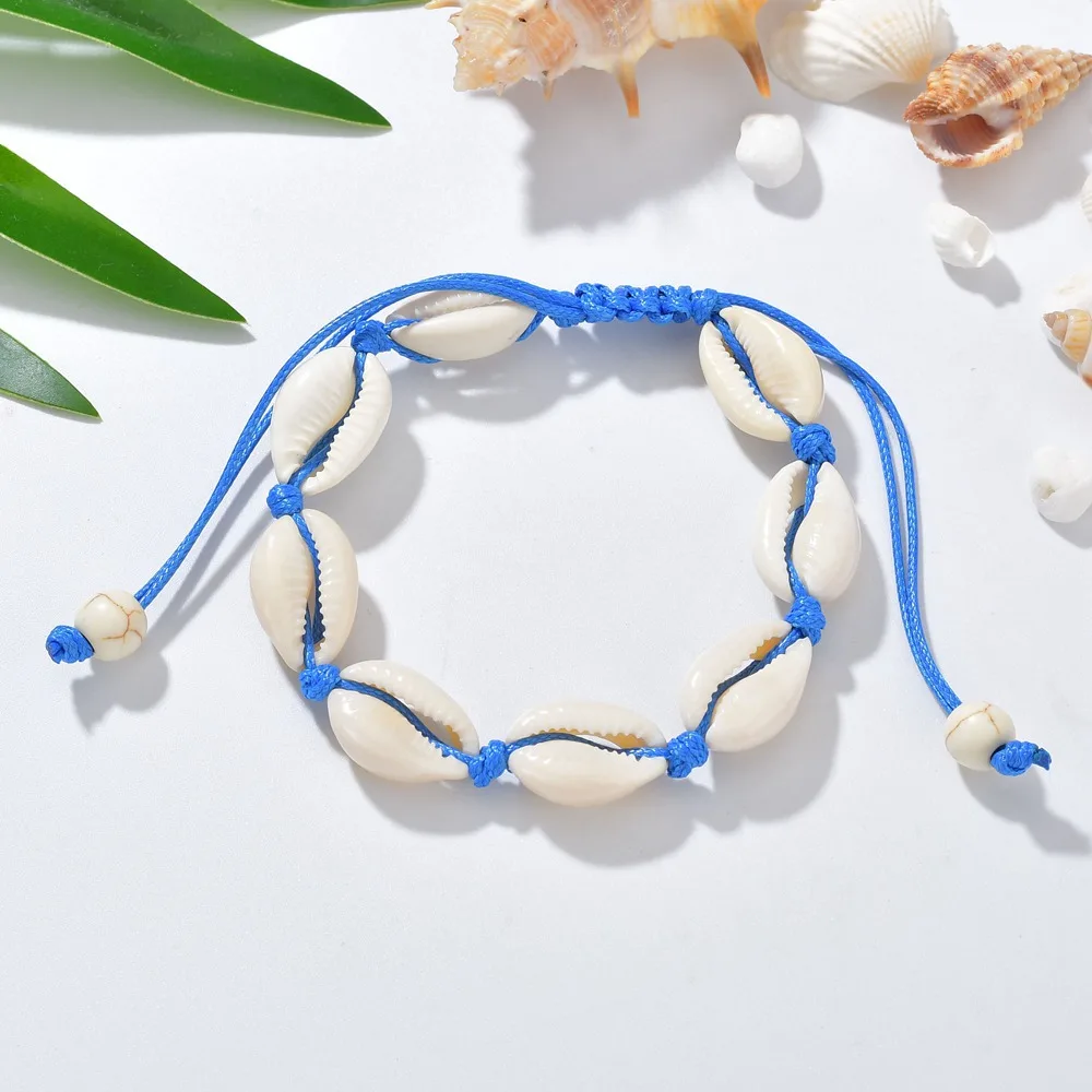 Personality Creative Casual Bracelet Natural Shell Hand-Woven Temperament Beautiful 2019 New Wave | Украшения и аксессуары