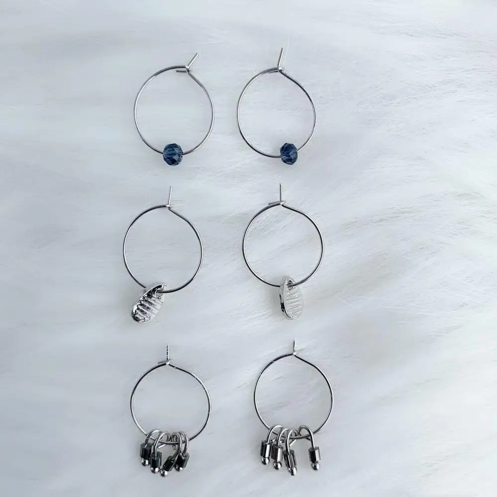 Серьги QIANJIAFU Новинка кольца из белого золота модные ювелирные изделия серьги