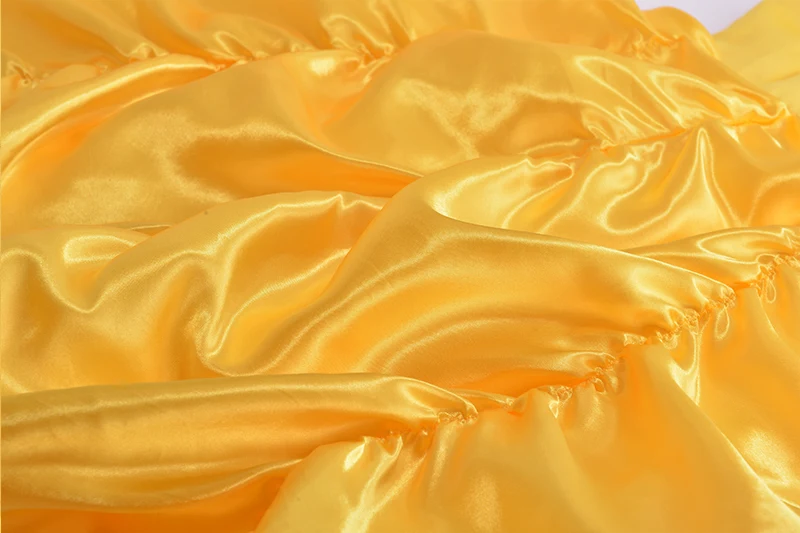 2017 Kids Girl Beauty and beast cosplay carnival costume kids belle princess dress for Christmas Halloween Dress For Girls 3-10y | Детская