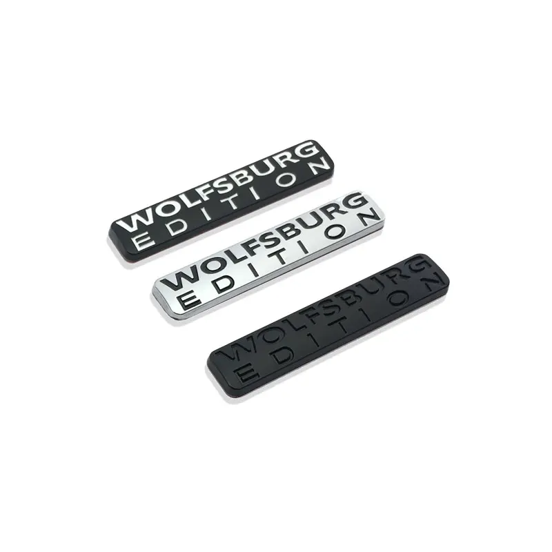 1 шт. 3D металлический логотип WOLFSBURG издание Автомобильная эмблема наклейка для