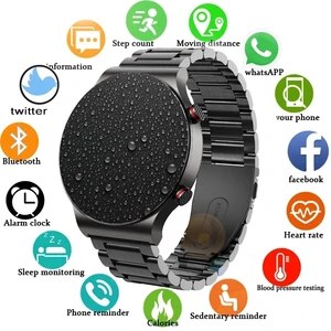 2021 smart watch men watches heart rate monitor bluetooth call tws headset music sport smartwatch for samsung huawei gt 2 clock free global shipping