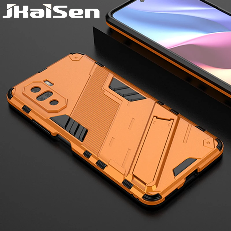 

JKaiSen Shockproof Protective Case For Redmi K30S K30 K30Pro Hidden Bracket Armor Phone Case For Redmi K40 K40Pro Back Cover