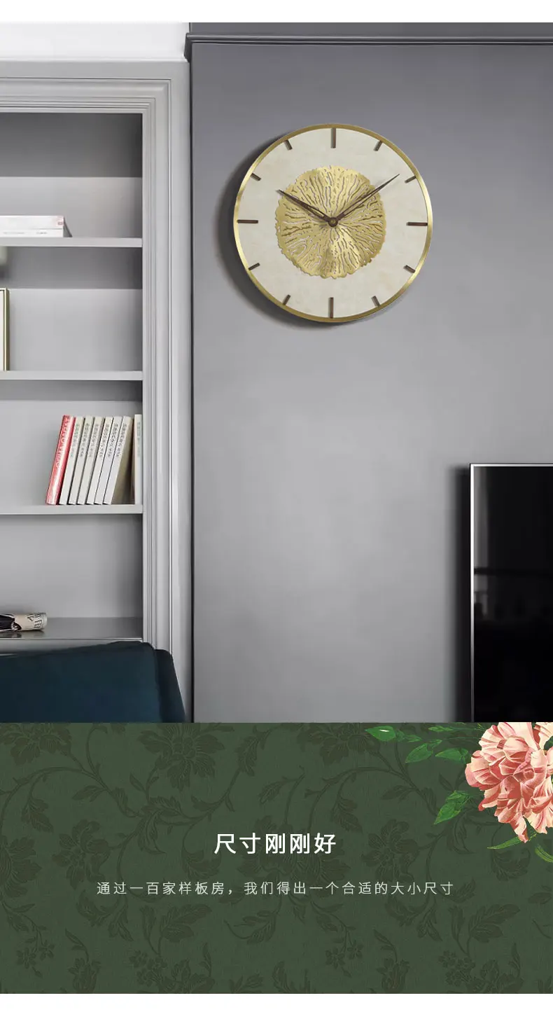 

Nordic Luxury Wall Clock Modern Design Silent Vintage Wooden Wall Clock Creative Quartz Orologio Parete Home Decoration ZB50WC