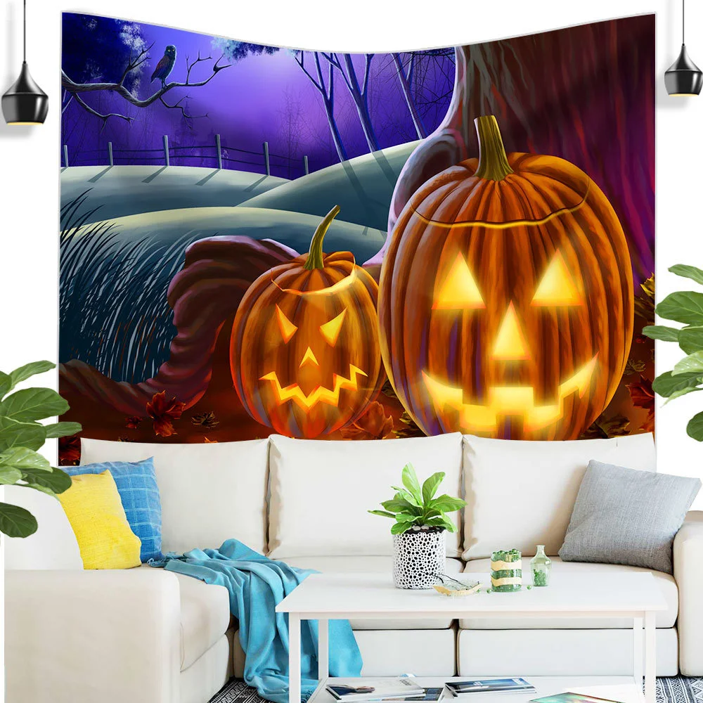 Тематический фон на Хэллоуин мультяшный Настенный декор для комнаты спальни