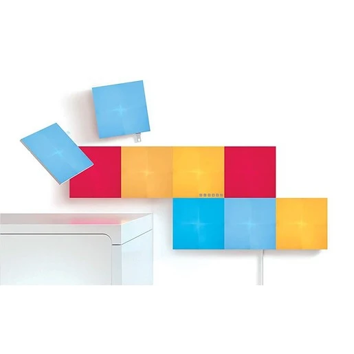 Умная система освещения Nanoleaf Canvas Smarter Kit (9 панелей) и управляющий блок (NL29 0002SW