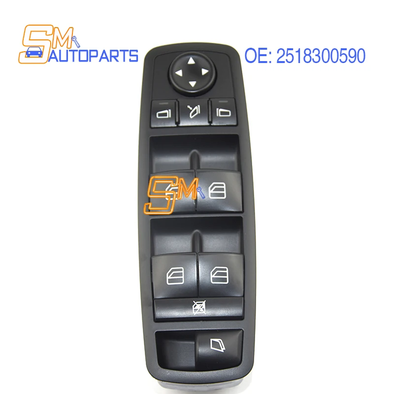Новый боковой переключатель стеклоподъемника 2518300590 A 251 830 05 90 A2518300590 для Mercedes Benz GL