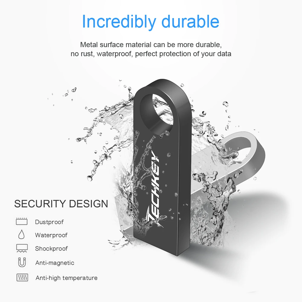 Usb флеш-накопитель DTSE наивысшего качества Водонепроницаемый серебристого металла флэш-накопитель с ручка с кольцом для ключей флэш-накопитель 64Гб 32Гб флеш-накопитель 16Гб 8Гб 4Гб ГБ u диск