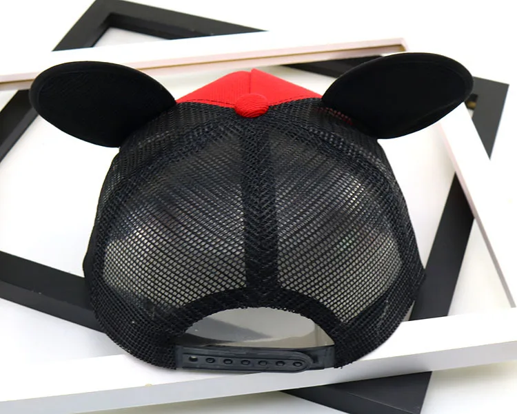 Вечерние головные уборы с Микки Маусом бейсбольные кепки большими ушами Детские