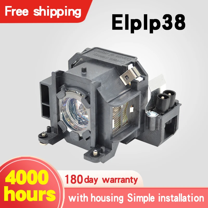 Прожекторные лампы ELPLP38 для E PSON оптовая/розничная продажа Лампы проекторов 1 2 5 4