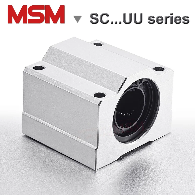 2 шт. MSM раздвижные блоки SC8UU SC10UU SC12UU SC16UU SC20UU SC25UU SC30UU алюминиевый блок SMA/LHBB/SCS