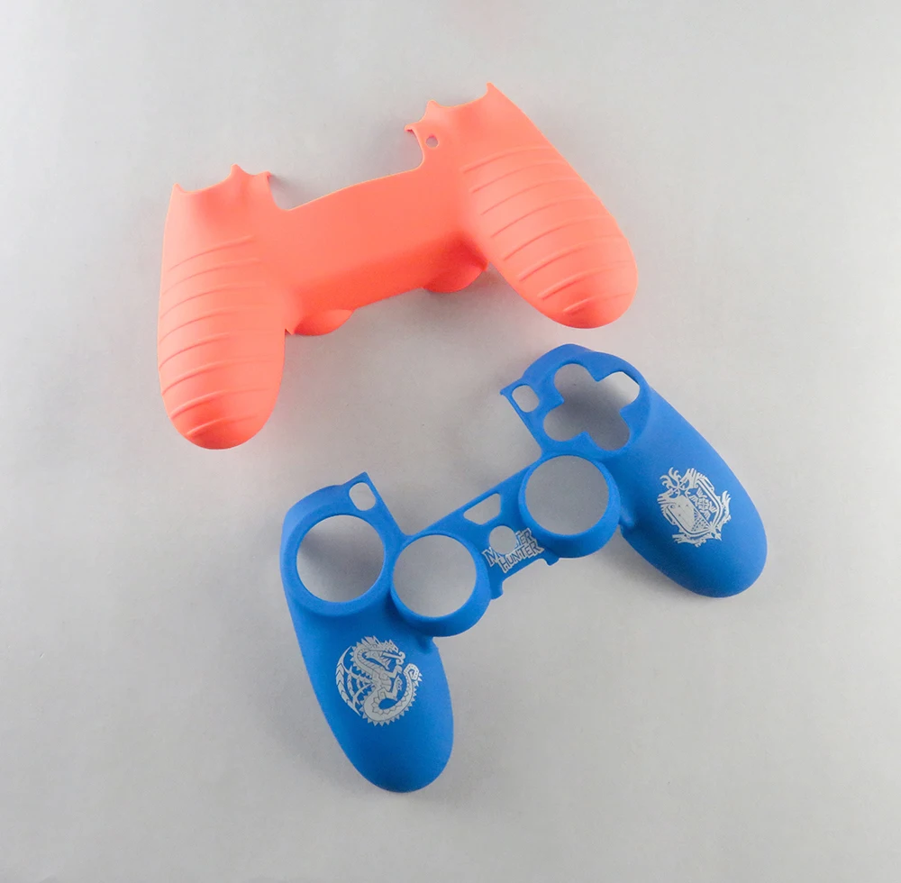 Резиновый чехол с узором для PS4 2 0 JDS 001 JDM 011 V1 передний задний твердый верхний