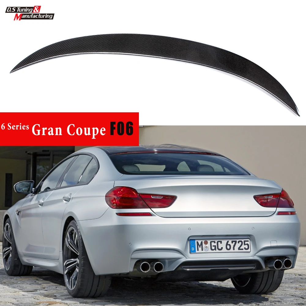 УГЛЕРОДНЫЙ спойлер с низким коэффициентом удара утиный хвост для BMW 6 серии Gran Coupe