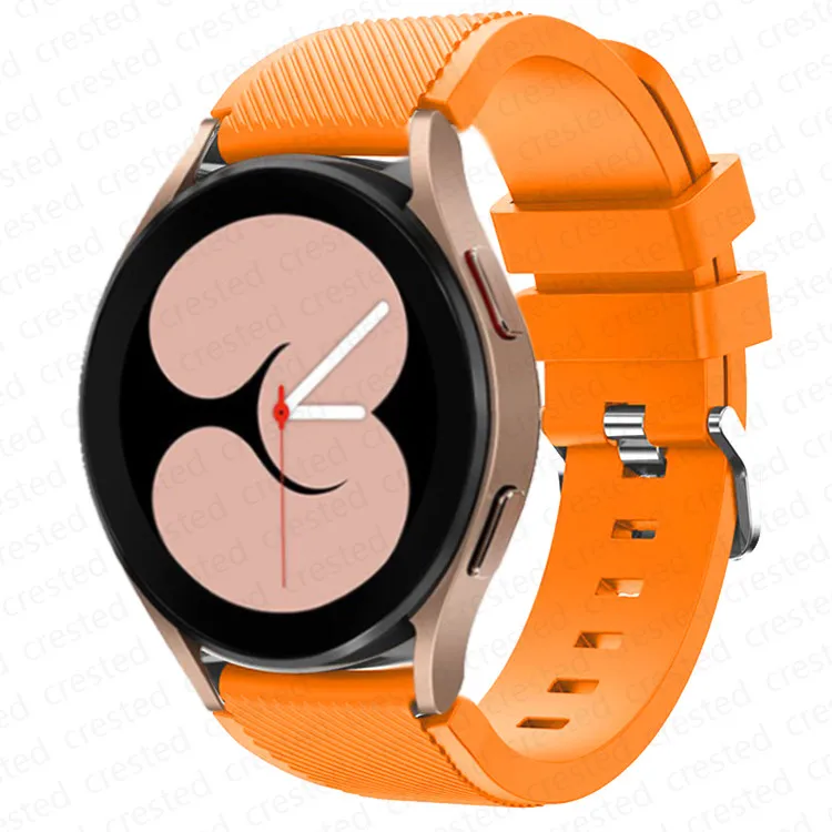 Фото Ремешок силиконовый для Samsung Galaxy Watch 4/Classic/46 мм/42 мм/active 2 Gear s3/S2, браслет для Huawei GT/2/GT2/3 Pro, 20 мм 22 мм №3