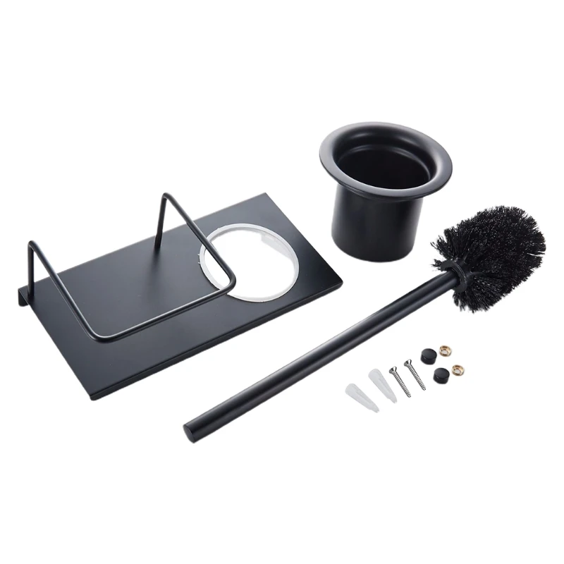 

Bathroom Toilet Brush Hanging Rack Wall-mounted Drainable Storage Shelf Toilet