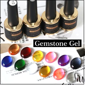 Полупрозрачный Гель-лак для Светодиодный гтей Горячая Распродажа, 12 цветов, Цветной Гель-лак для ногтей, 7 мл