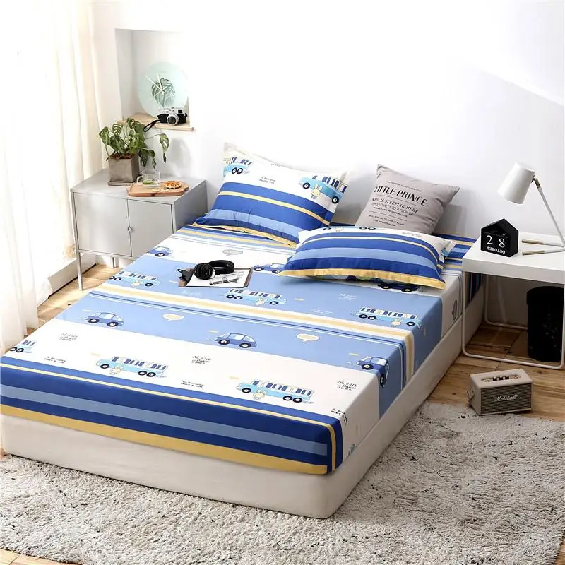 68 1 шт. 100% полиэстер печатная кровать набор матрасов с трусики прямоугольной