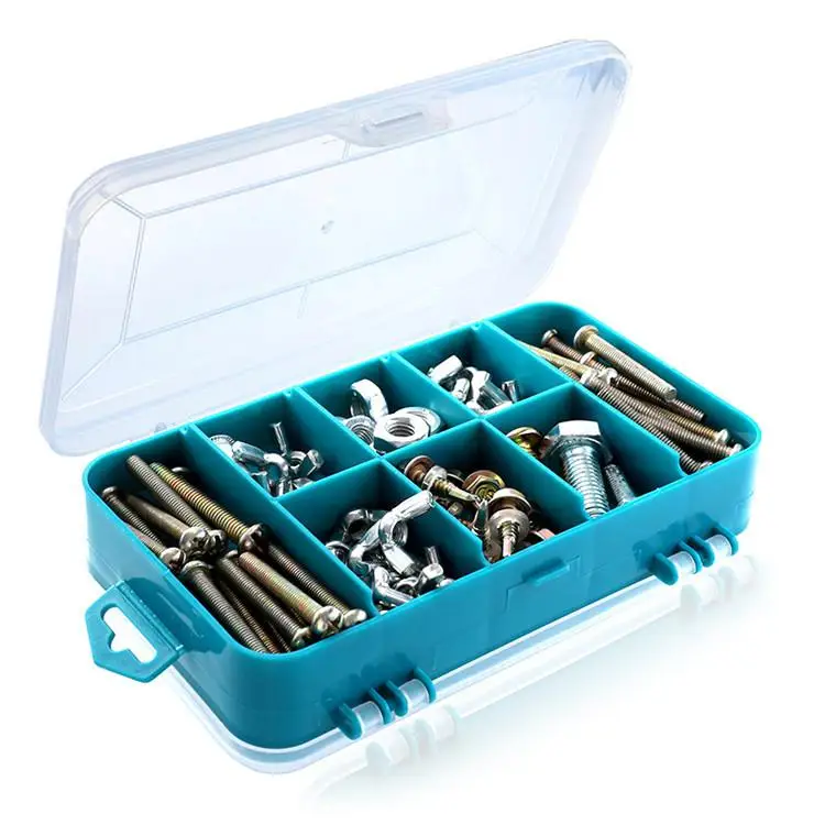 

Portable Transparent Chip Screws Box Storage Tool Multifunction Tool Storage Box Plastic Case