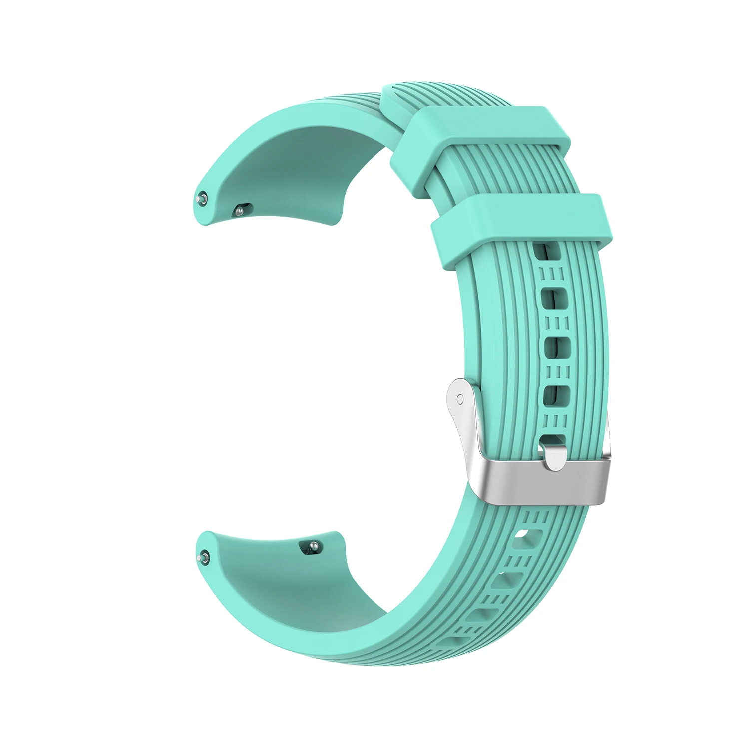 green 22 мм 20 мм силиконовый спортивный ремешок для samsung Galaxy Watch 46 мм SM-R800 Amazfit ремешок Bip для Galaxy watch 42 мм регулируемый ремешок - Цвет ремешка: green