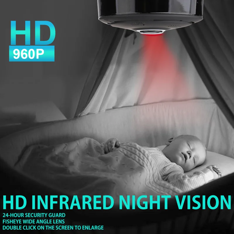 Беспроводная IP камера видеонаблюдения HD 960P с автоматическим