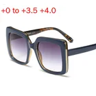 Бифокальные Солнцезащитные очки для чтения женские мужские очки для пресбиопии Квадратные Солнцезащитные очки с диоптриями точки для чтения близорукость дальнозоркости NX