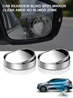 2pcs blind spot mirror 2 round car convex mirror 360 degree adjustable wide angle fogless rear view mirror self adhesive tools