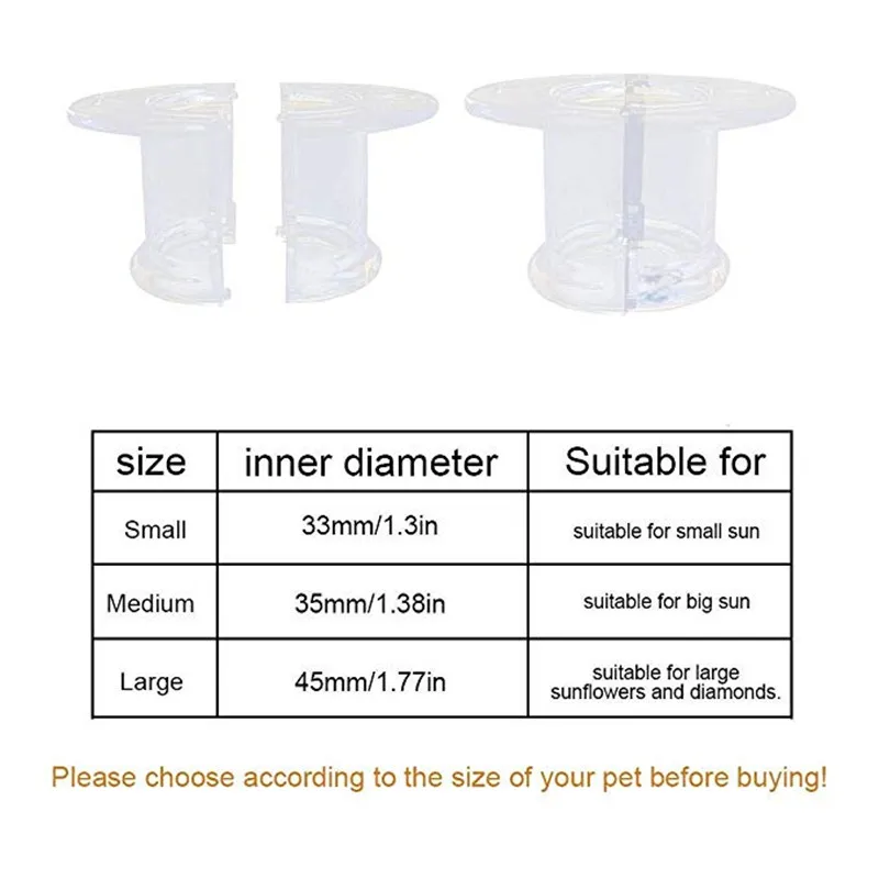 Птица защитная бусина попугай анти перо выбор выщипывание воротник Медицинский