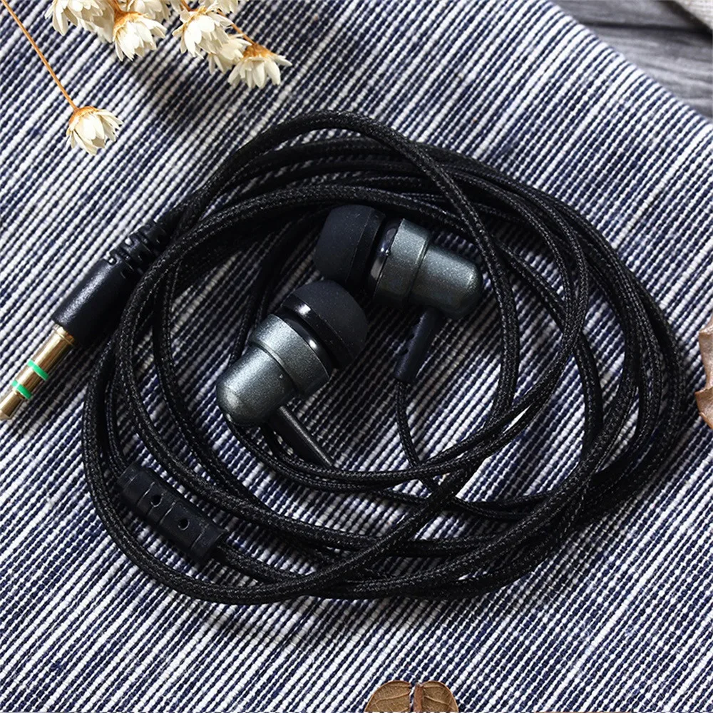 Универсальные стерео наушники вкладыши 3 5 мм проводная гарнитура для мобильных