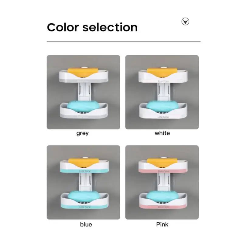 

1pc10 * 6 * 15cm Soap Holder box stand for Soap dish for Bathroom storage case creative Soap Tray home Bathroom Accessories Sets