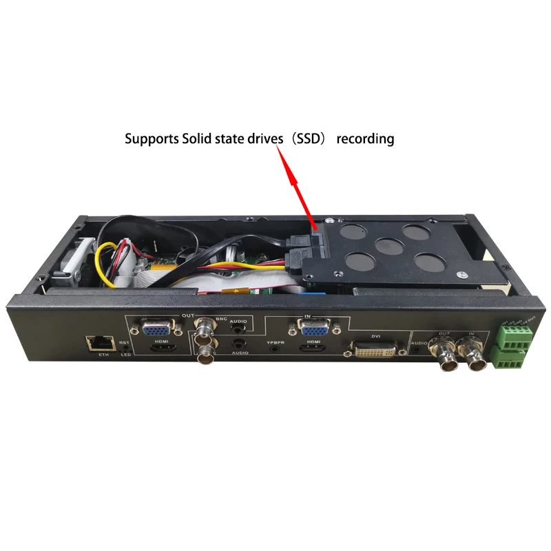 HWCODEC U10 H.264 H.265 HEVC Encoder HDMI VGA CVBS YPBPR SDI DVI Video IPTV Transcoder Support SSD Recording | Электроника
