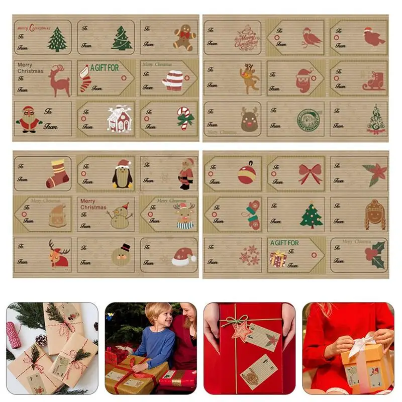 

36pcs Party Decorative Stickers Gift Wrapping Stickers Label Stickers (Assorted Color)