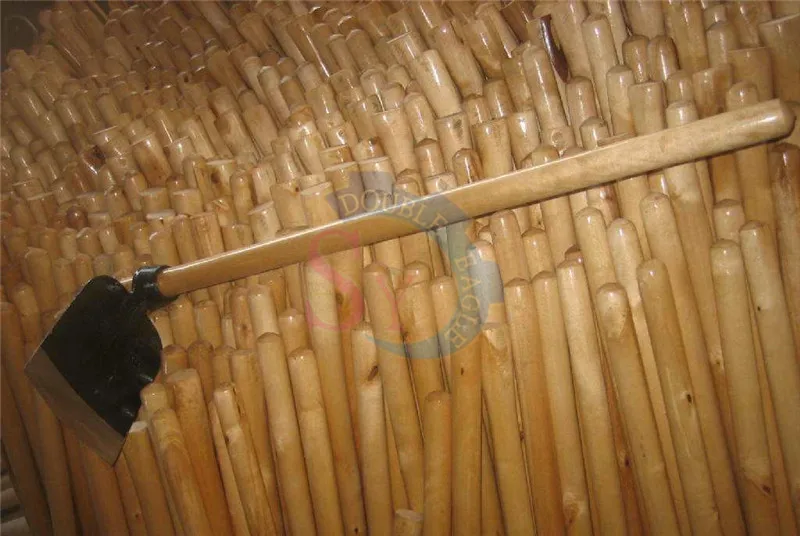 Полностью автоматический Размер головки лопаты мотыги ручка круглая деревянная