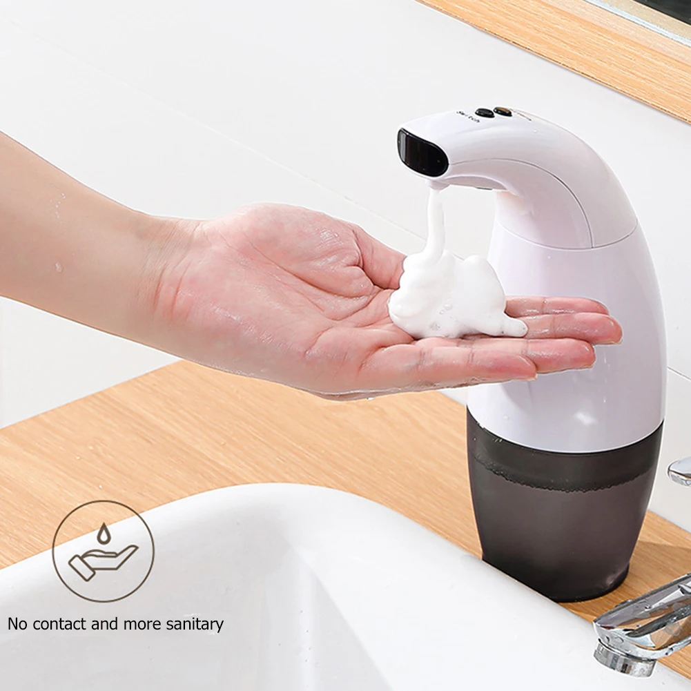 

Smart Sensor Liquid Soap Dispenser Bathroom Touchless Automatic Foam Dispenser Automatic Wall Mounting ABS Hand Cleaning