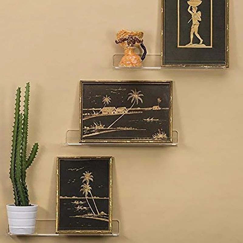 Прозрачная акриловая невидимая настенная Книжная полка для детей детской