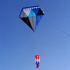 Бесплатная доставка, 300 см, синяя фотосессия, большой мягкий воздушный змей для игр на открытом воздухе, 3D-воздушный змей, воздушные змей, контрольная панель для взрослых