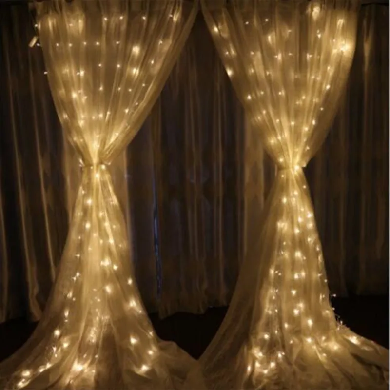 

LED String Lights Curtain Lights 3M LED USB Power Remote Control Christmas Party Garden Home Wedding Decor