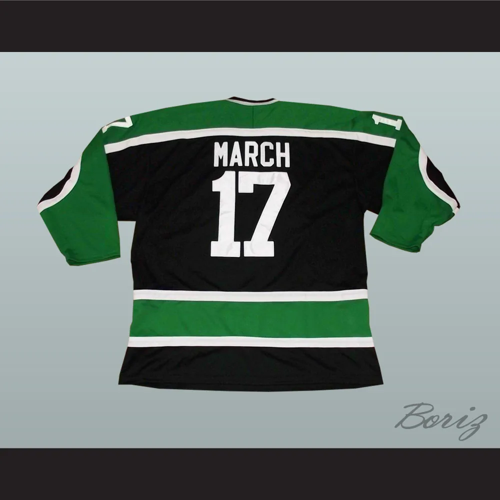 

Guinness March Irish Stout Beer St Patricks Day black MEN'S Hockey Jersey Embroidery Stitched Customize any number and name