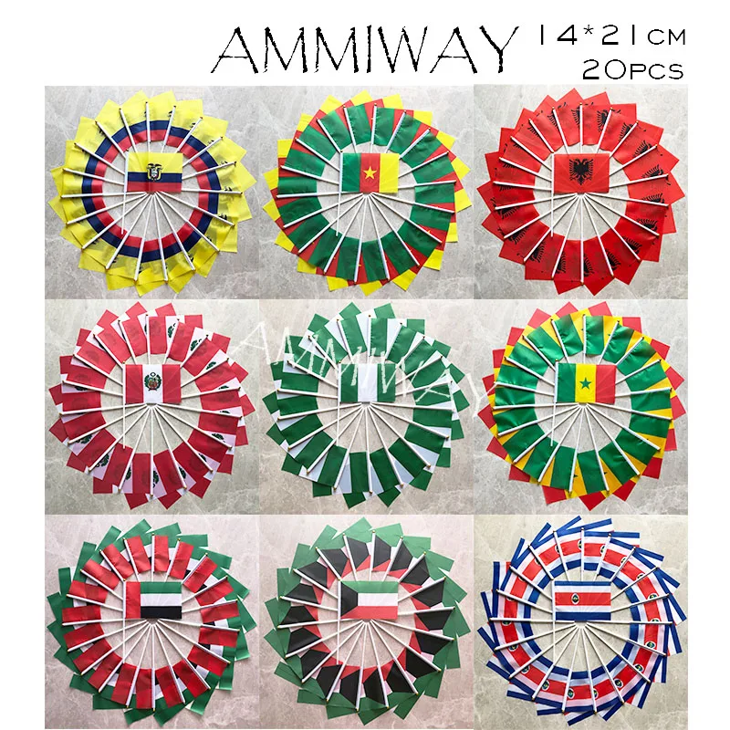 AMMIWAY 14x21 см 20 шт. Суринам Демократическая Республика Конго Афганистан Шотландия