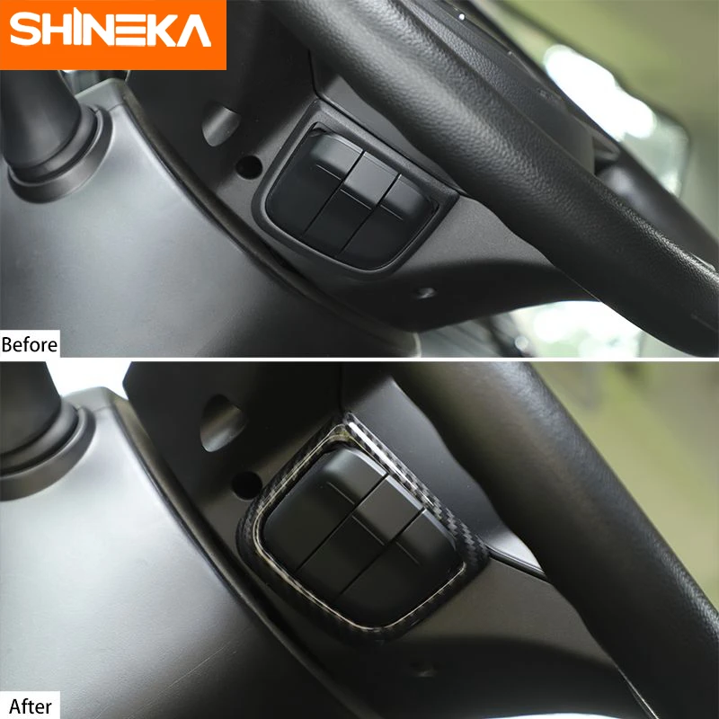 SHINEKA интерьерные молдинги для Suzuki Jimny автомобильные кнопки телефона украшение