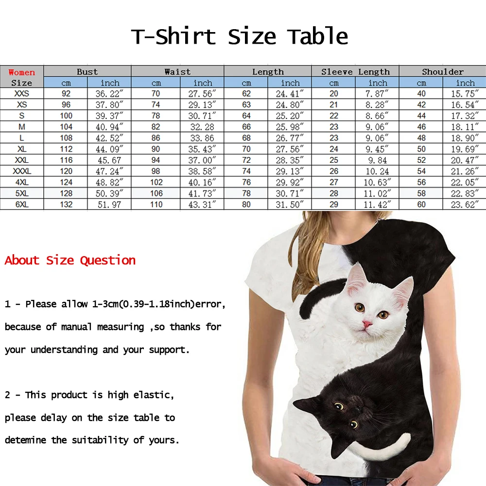 

2021 Fashion New Cool T-shirt Men/Women 3D Tshirt Print Cat Short Sleeve Summer Tops Tees Men's T Shirt Children's Y2K Clothes