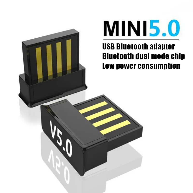 Беспроводной защитный Мини ключ USB Bluetooth 5 0 разъем адаптера для компьютера