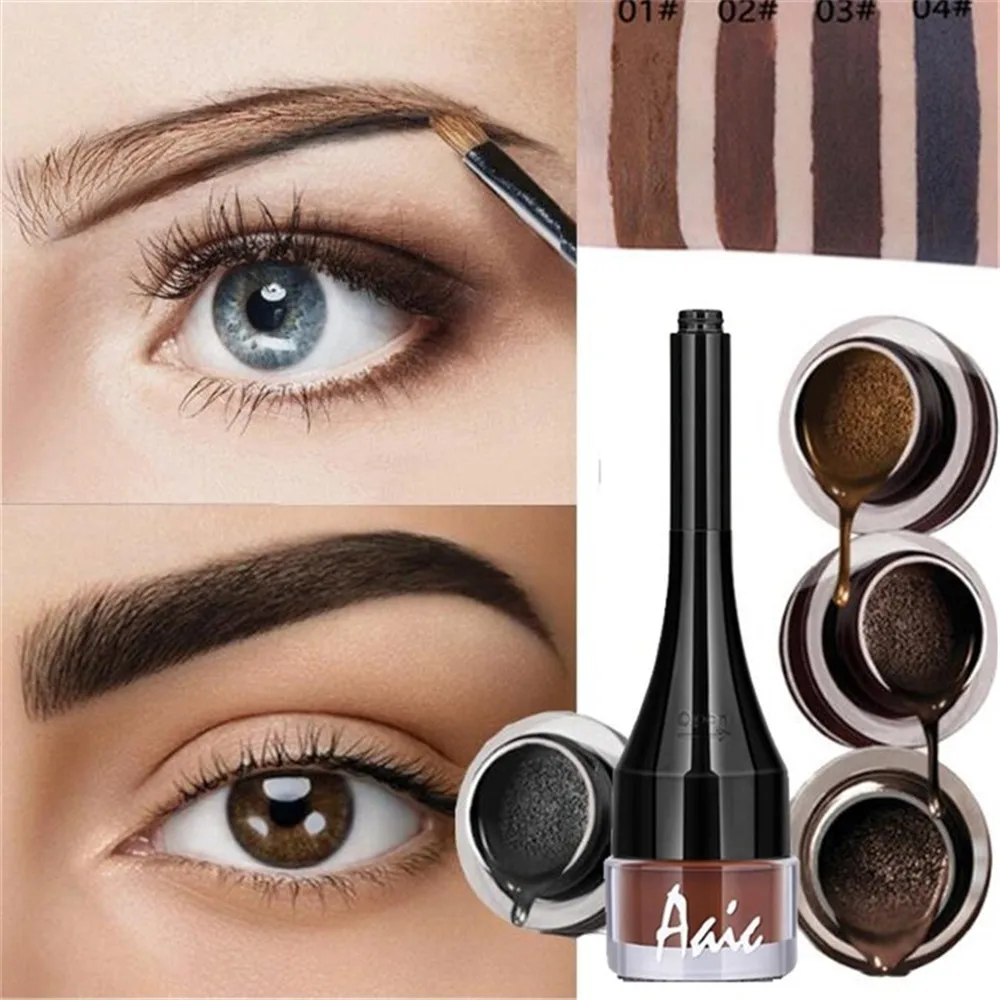 Крем для бровей 4 цвета усилители долговечная водостойкая краска на воздушной